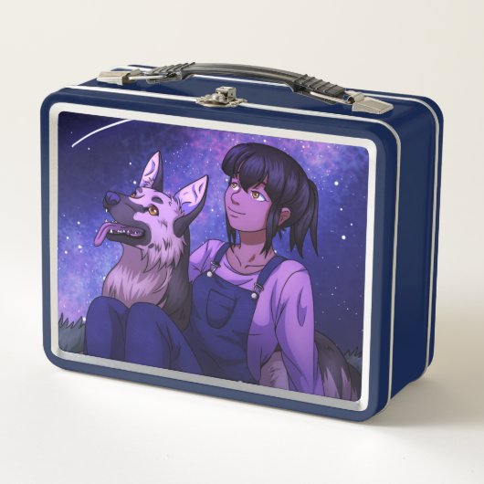 Lunch Box Stargazing avec un chien (Devant)