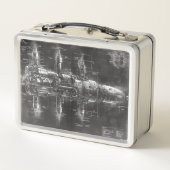 Lunch Box Station spatiale - Plan noir (Dos)