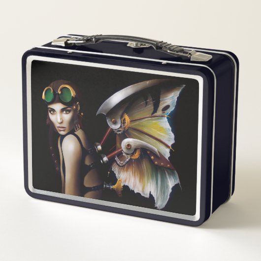Lunch Box Steampunk Fée mécanique (Dos)
