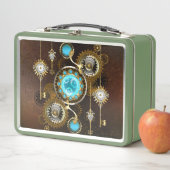 Lunch Box Steampunk Rusty Background (En situation)