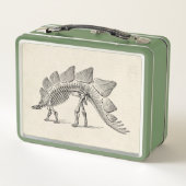 Lunch Box Stegosaurus Dinosaure Squelette Fossile (Dos)