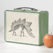 Lunch Box Stegosaurus Dinosaure Squelette Fossile (En situation)