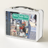 Lunch Box Stockage des documents mémoire de New York (Dos)