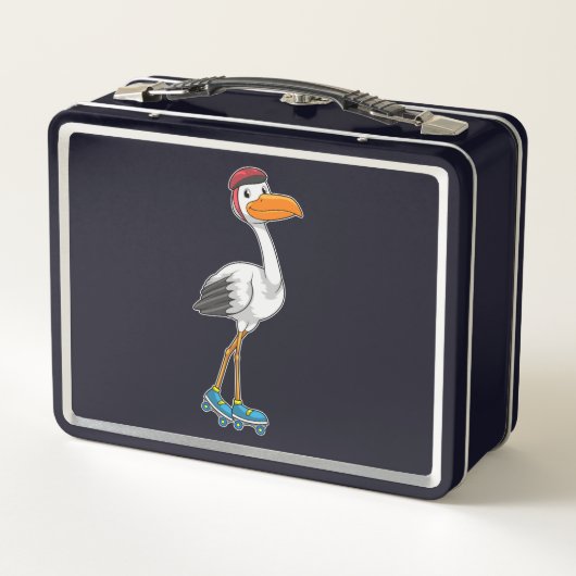 Lunch Box Stork en Patinage en ligne avec Roller skates (Dos)