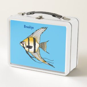 Lunch Box Striped angelfish cartoon