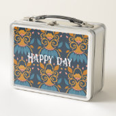 Lunch Box Style médiéval motif orné personnalisé (Devant)