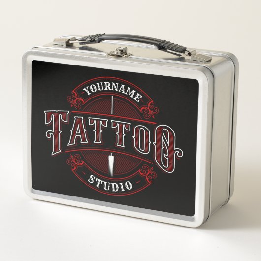 Lunch Box Style traditionnel AJOUTER LE NOM Tattoo Studio Sh (Devant)
