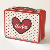 Lunch Box Styliste Sweet Heart Cadeaux personnalisés modèle (Dos)