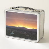 Lunch Box Sunrise over St. George Utah Landscape (Dos)