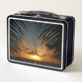 Lunch Box Sunset Through Palm Fronds (Devant)