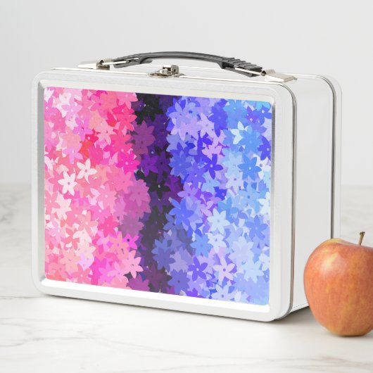 Lunch Box Super Boho Quirky Retro Floral Omnisexual Pride (En situation)
