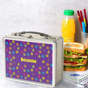 Lunch Box Super Hippie Paix et douche à fleurs