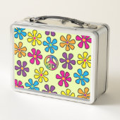 Lunch Box Super Hippie Paix et douche à fleurs (Dos)