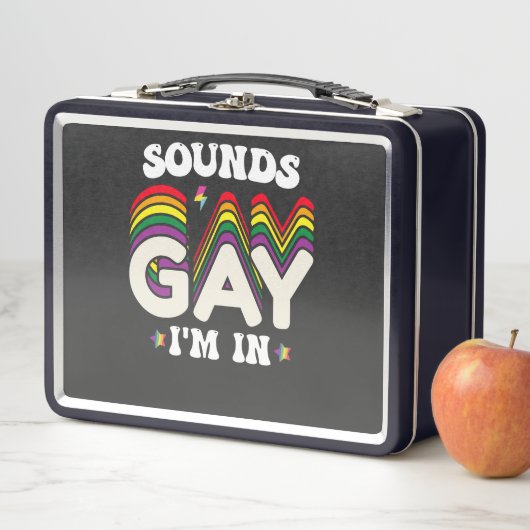 Lunch Box Super LGBT Pride Sonne Gay I In (En situation)