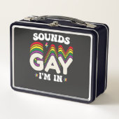 Lunch Box Super LGBT Pride Sonne Gay I In (Devant)