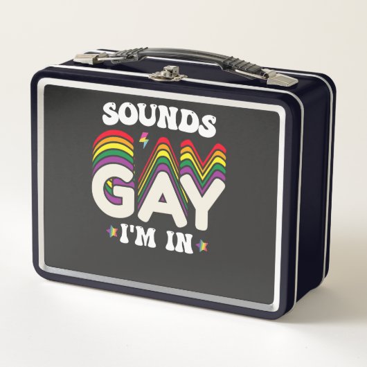 Lunch Box Super LGBT Pride Sonne Gay I In (Devant)
