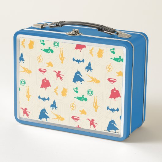 Lunch Box Super Pets & Justice League Motif Silhouette (Devant)