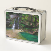 Lunch Box Superbe cascade Virje, Slovénie Poster (Dos)