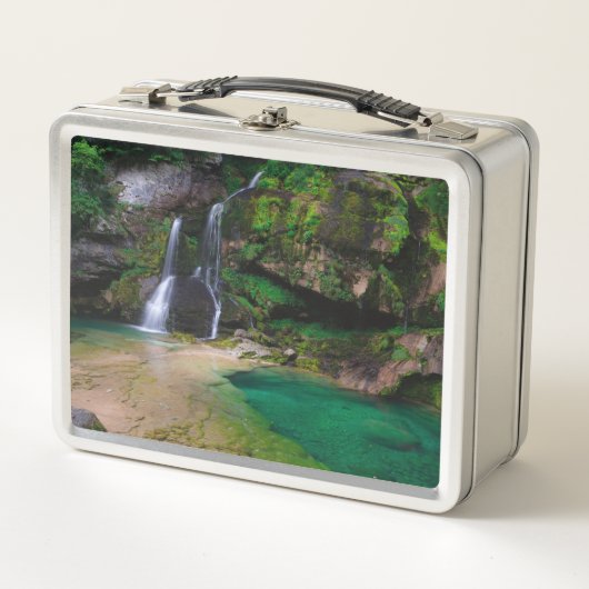 Lunch Box Superbe cascade Virje, Slovénie Poster (Devant)