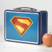 Lunch Box Superman Golden S Shield brillance (En situation)