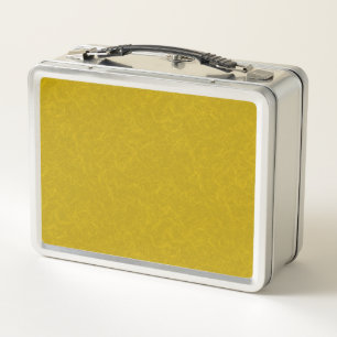 Lunch Box Surface jaune texturée avec motif tourbillonnant