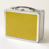 Lunch Box Surface jaune texturée avec motif tourbillonnant (Devant)