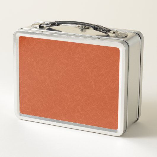 Lunch Box Surface orange texturée avec motif tourbillonnant (Dos)