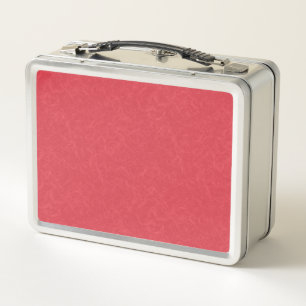 Lunch Box Surface texturée rouge avec un motif subtil tourbi