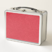 Lunch Box Surface texturée rouge avec un motif subtil tourbi (Devant)