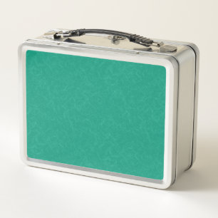 Lunch Box Surface texturisée sarcelle avec un motif subtil t