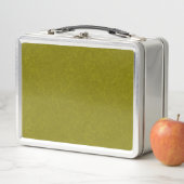 Lunch Box Surface vert olive avec un motif subtil tourbillon (En situation)