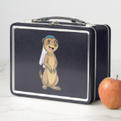 Lunch Box Suricate en mariée avec voile (En situation)