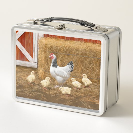 Lunch Box Sussex Chicken Mama Hen et Chicks (Devant)