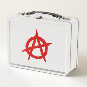 Lunch Box Symbole anarchique musique punk rouge culture sign