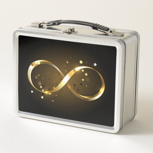 Lunch Box Symbole d'infini doré (Devant)