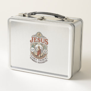 Lunch Box Symbole esthétique de l'église primitive de Jésus
