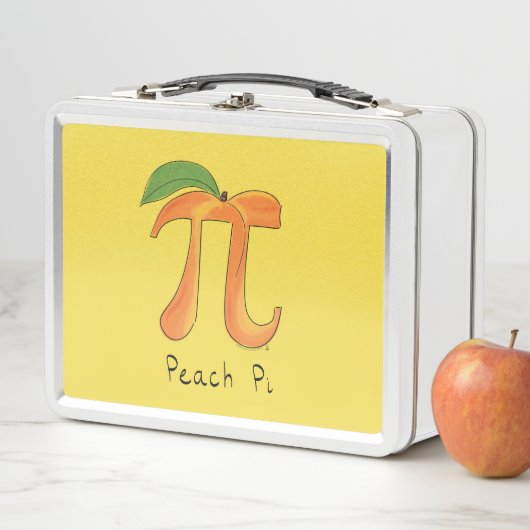 Lunch Box Symbole Peach Pi Enseignant Math (En situation)