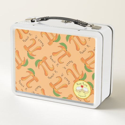 Lunch Box Symbole Peach Pi Enseignant Math (Dos)