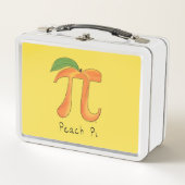 Lunch Box Symbole Peach Pi Enseignant Math (Devant)