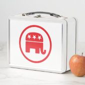 Lunch Box Symbole politique du parti républicain (éléphant) (En situation)