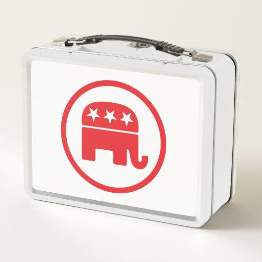 Lunch Box Symbole politique du parti républicain (éléphant) (Dos)