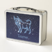 Lunch Box Symbole Taurus Constellation et Zodiaque avec étoi (Dos)