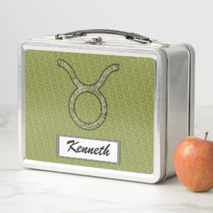 Lunch Box Symbole Taurus Zodiac Élément par Kenneth Yoncich