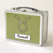 Lunch Box Symbole Taurus Zodiac Élément par Kenneth Yoncich (Devant)