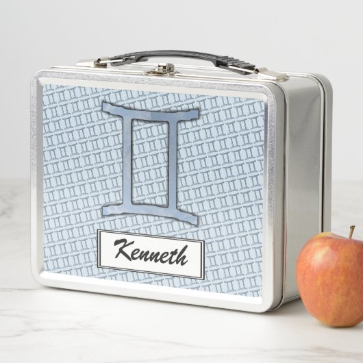 Lunch Box Symbole Zodiaque Gemini Élément par Kenneth Yoncic (En situation)