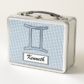 Lunch Box Symbole Zodiaque Gemini Élément par Kenneth Yoncic (Devant)