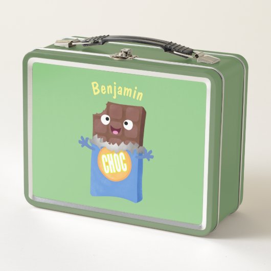 Lunch Box Sympa chocolat chocolat bonbon bar personnage de d (Devant)