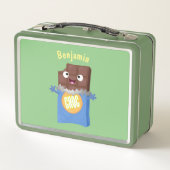 Lunch Box Sympa chocolat chocolat bonbon bar personnage de d (Dos)