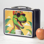 Lunch Box T-Rex Dinosaur Drôle (En situation)