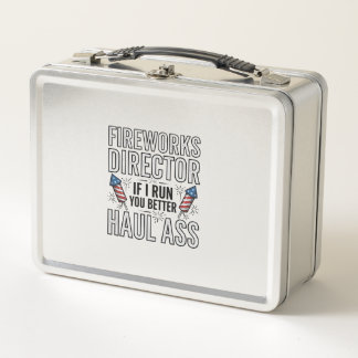 Lunch Box T-shirt citation patriotique drôle directeur de fe